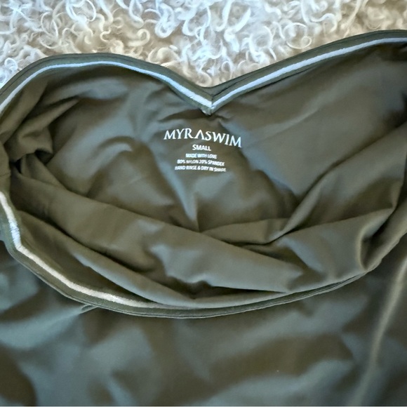 Myra Swim Miry One-Piece Swimsuit - Army - Small - NWT - Picture 6 of 6